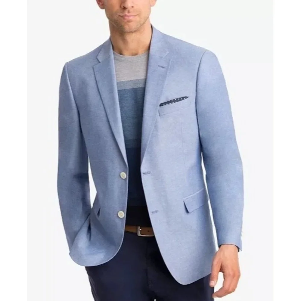 Lauren Ralph Lauren Men's Linen Sport Coat, Jacket, Blazer Lite Blue Size 40R - Picture 10 of 17